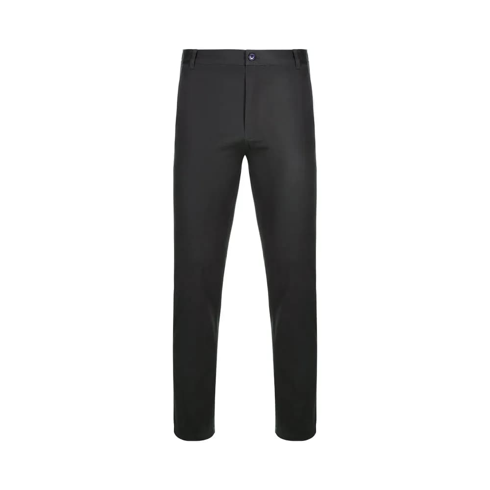 Unisex Stretch-Chinohose (260g/m²), aus Baumwolle (98%) und Elastan (2%) - VL VISHNU - Schwarz