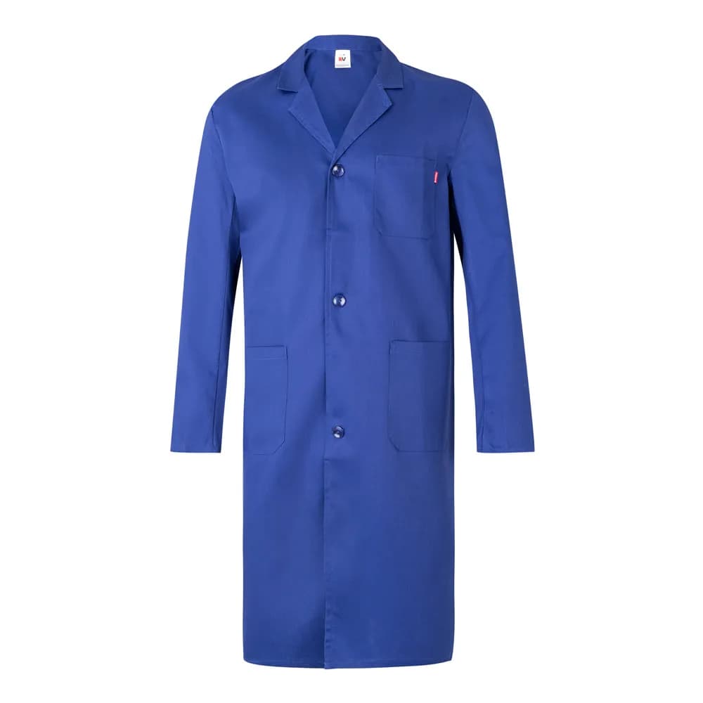 Kittel aus Twill (175 g/m²), aus Baumwolle (35 %) und Polyester (65 %) - VL DANU - Königsblau