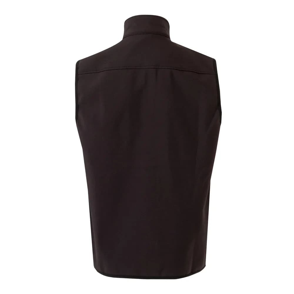 Softshell-Weste (280 g/m²), mit Polarfutter, aus Polyester (94 %) und Elastan (6 %) - VL VARUNA - Schwarz