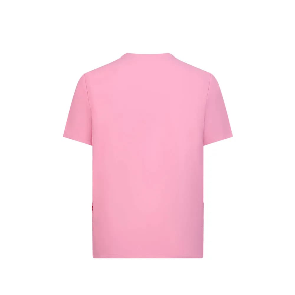 Kurzarm-Tunika (140 g/m²), aus 100 % Mikrofaser - VL FLORA - Rosa