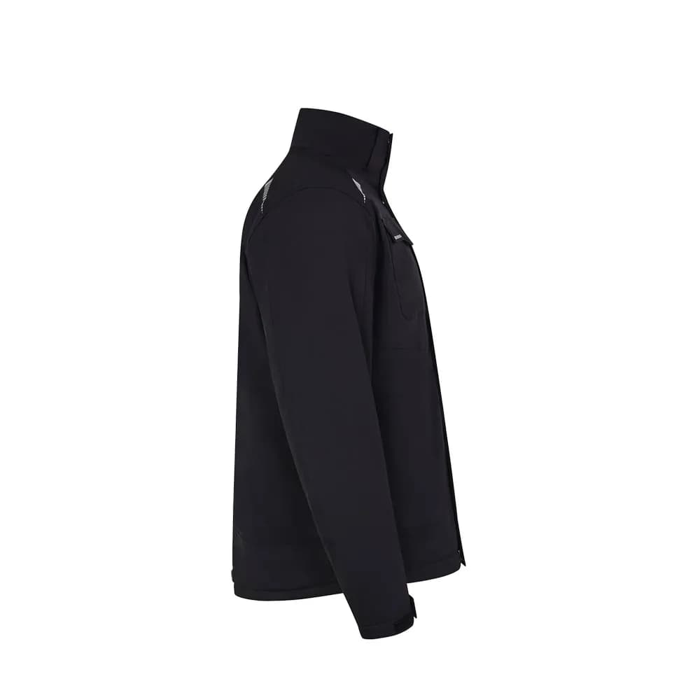 Gepolsterte Jacke (180 g/m²), aus recyceltem Polyester (50 %) und Polyester (50 %) - VL NYX - Schwarz