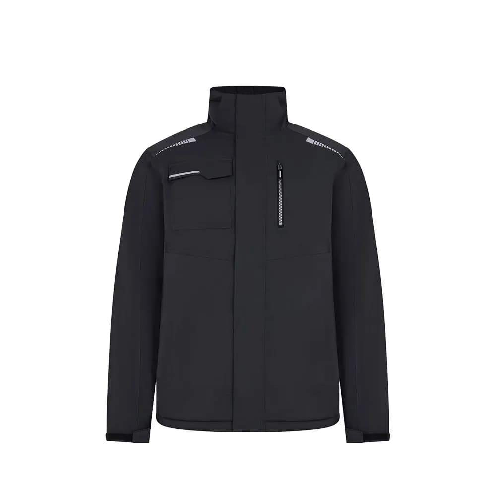Gepolsterte Jacke (180 g/m²), aus recyceltem Polyester (50 %) und Polyester (50 %) - VL NYX - Grau