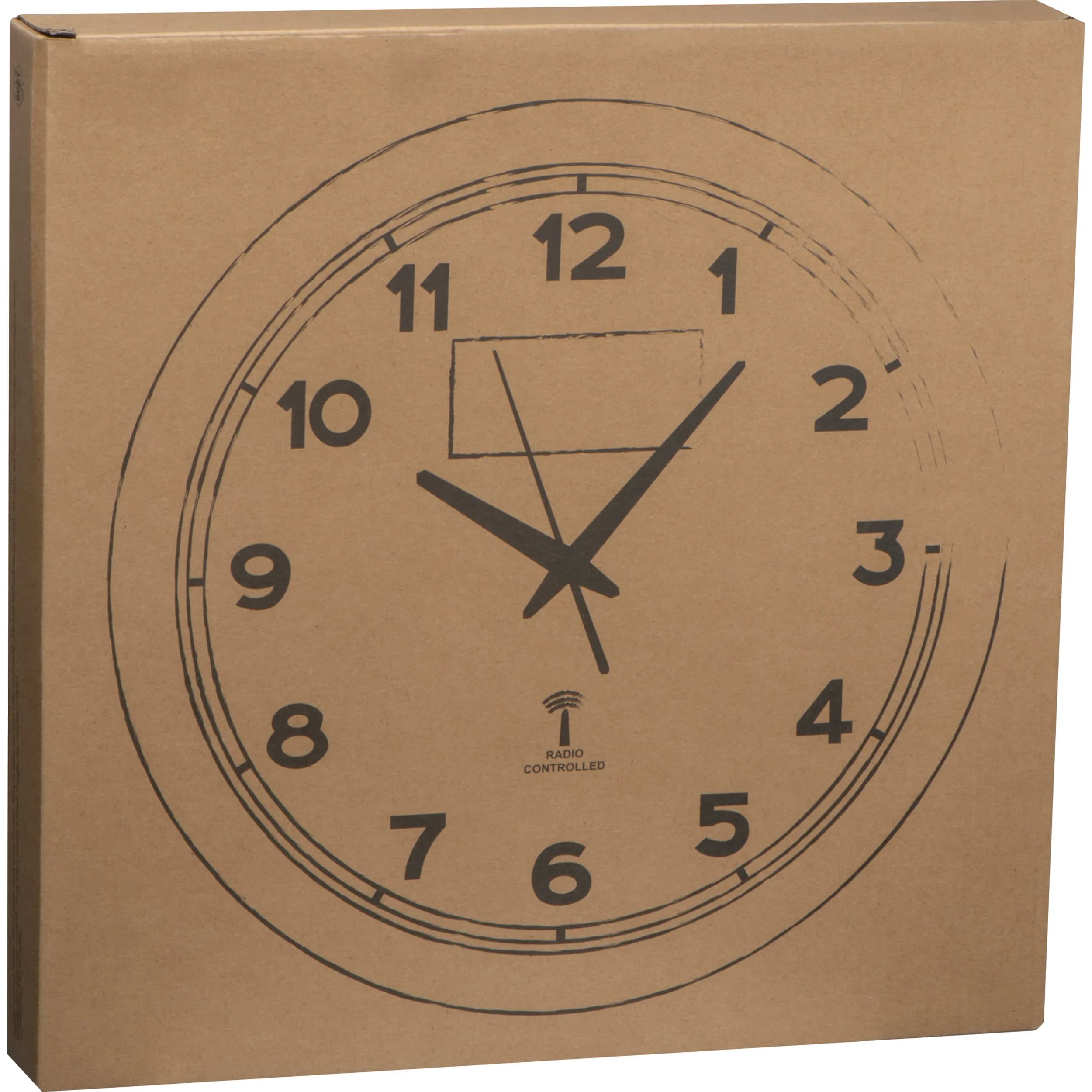 Funk Wanduhr aus Metall JONAH - weiss