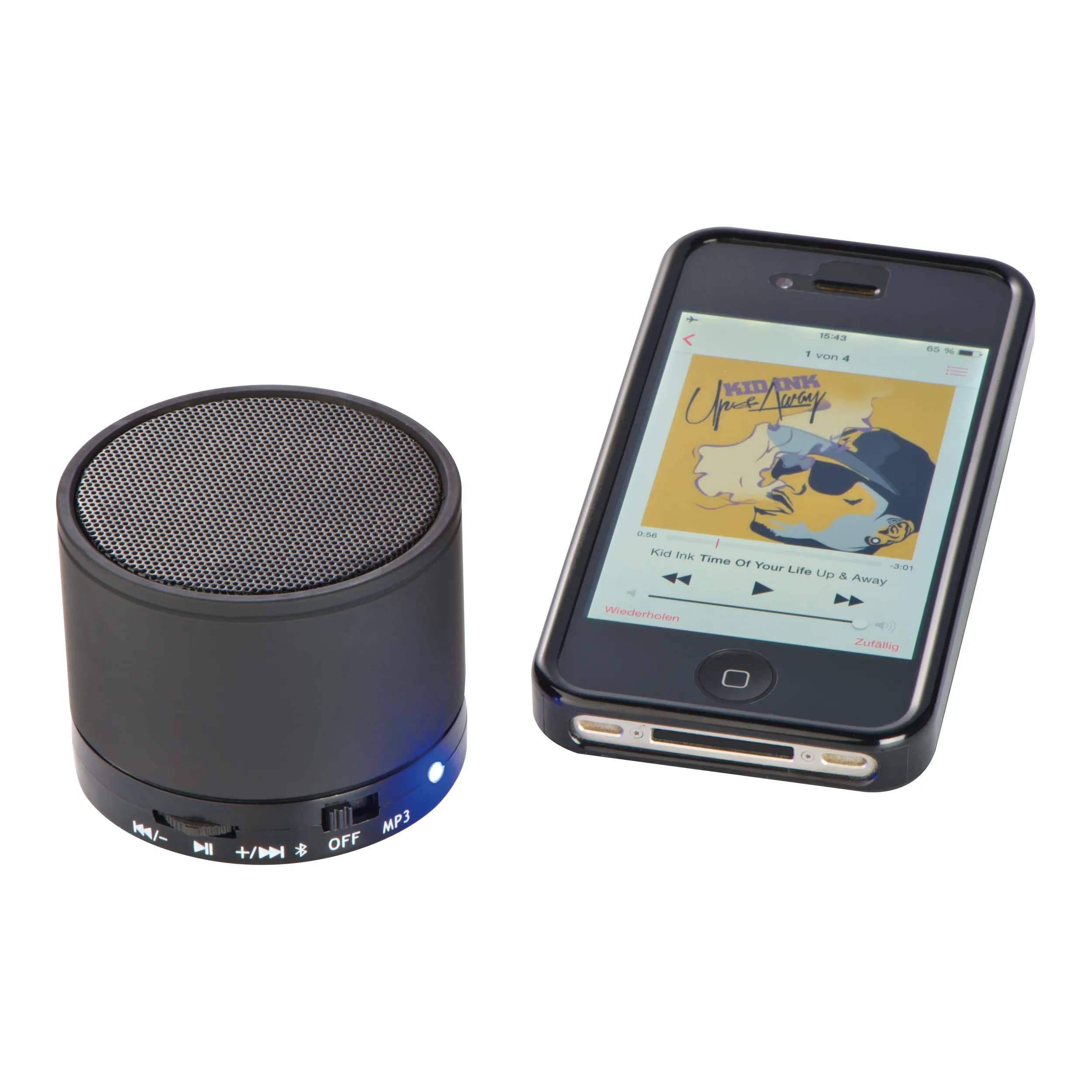 Bluetooth Lautsprecher mit USB Anschluss RENATA - schwarz