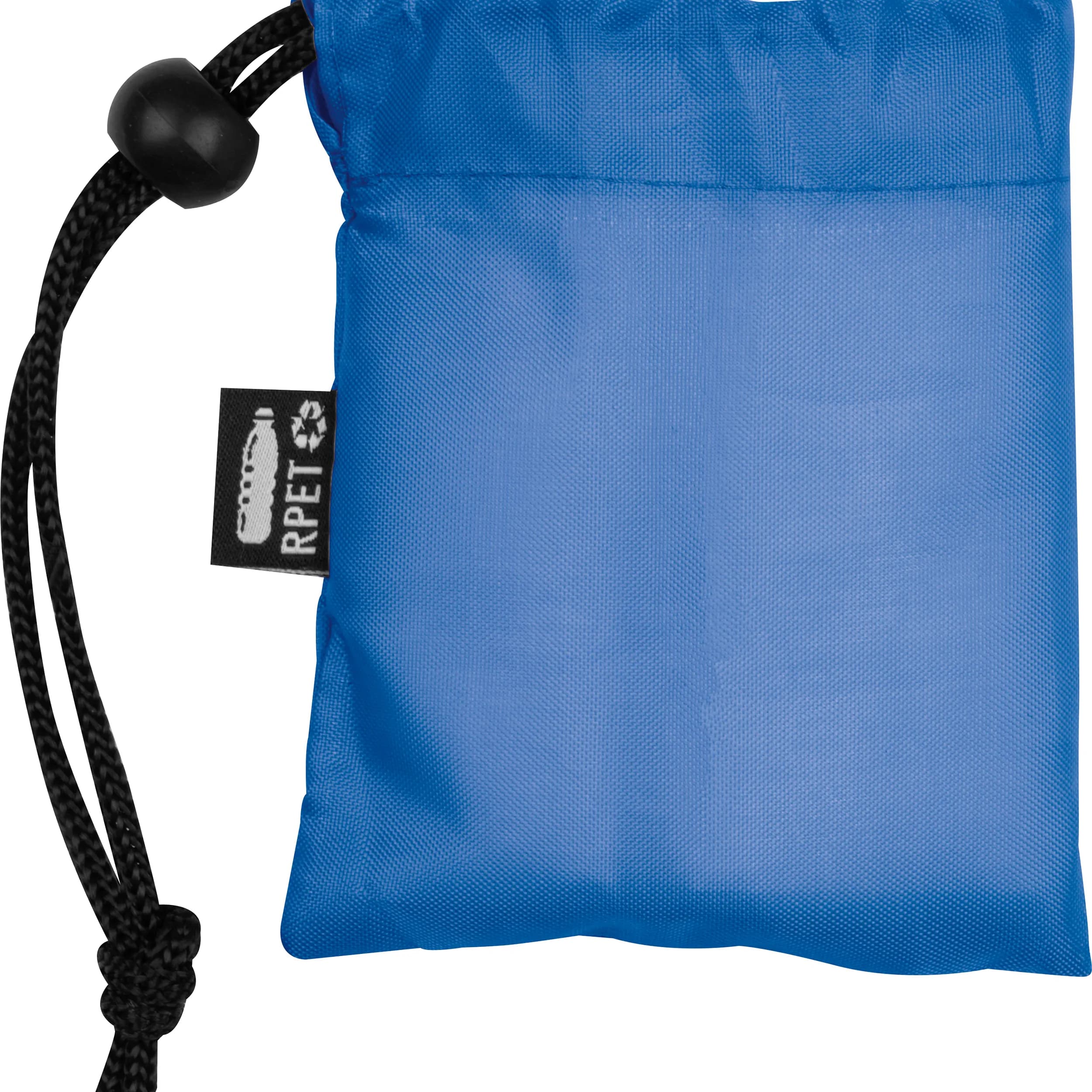 Regenponcho mit Etui aus RPET GEORG - blau