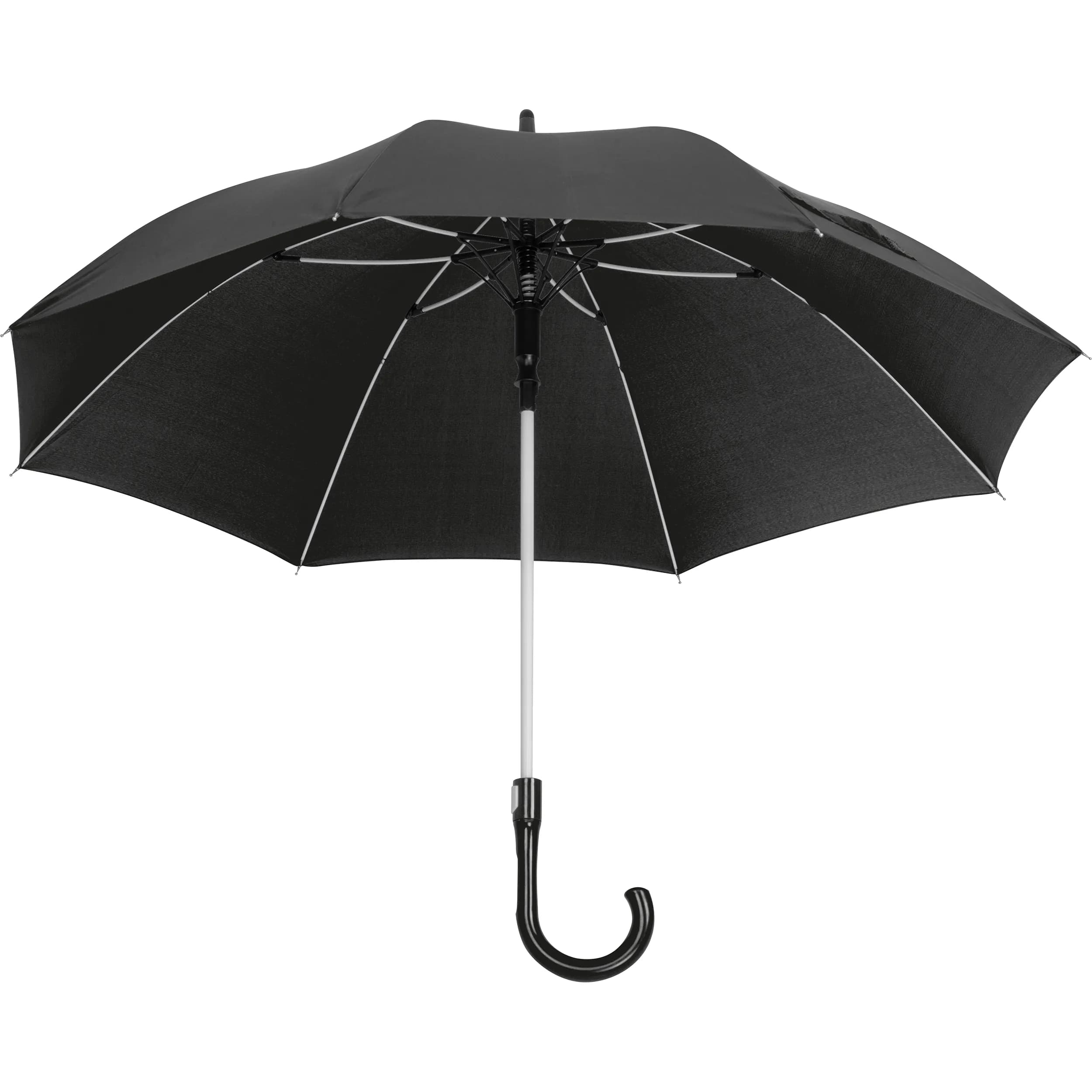 Regenschirm mit Fiberglassgestänge BENIAMIN - schwarz