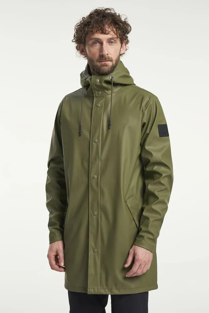 Apelviken PU Raincoat Men - Olivgrün