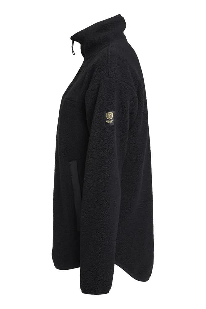 Yoke Half Zip Women - Schwarz