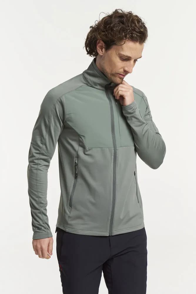TXlite Windblock Full Zip Men - Graugrün