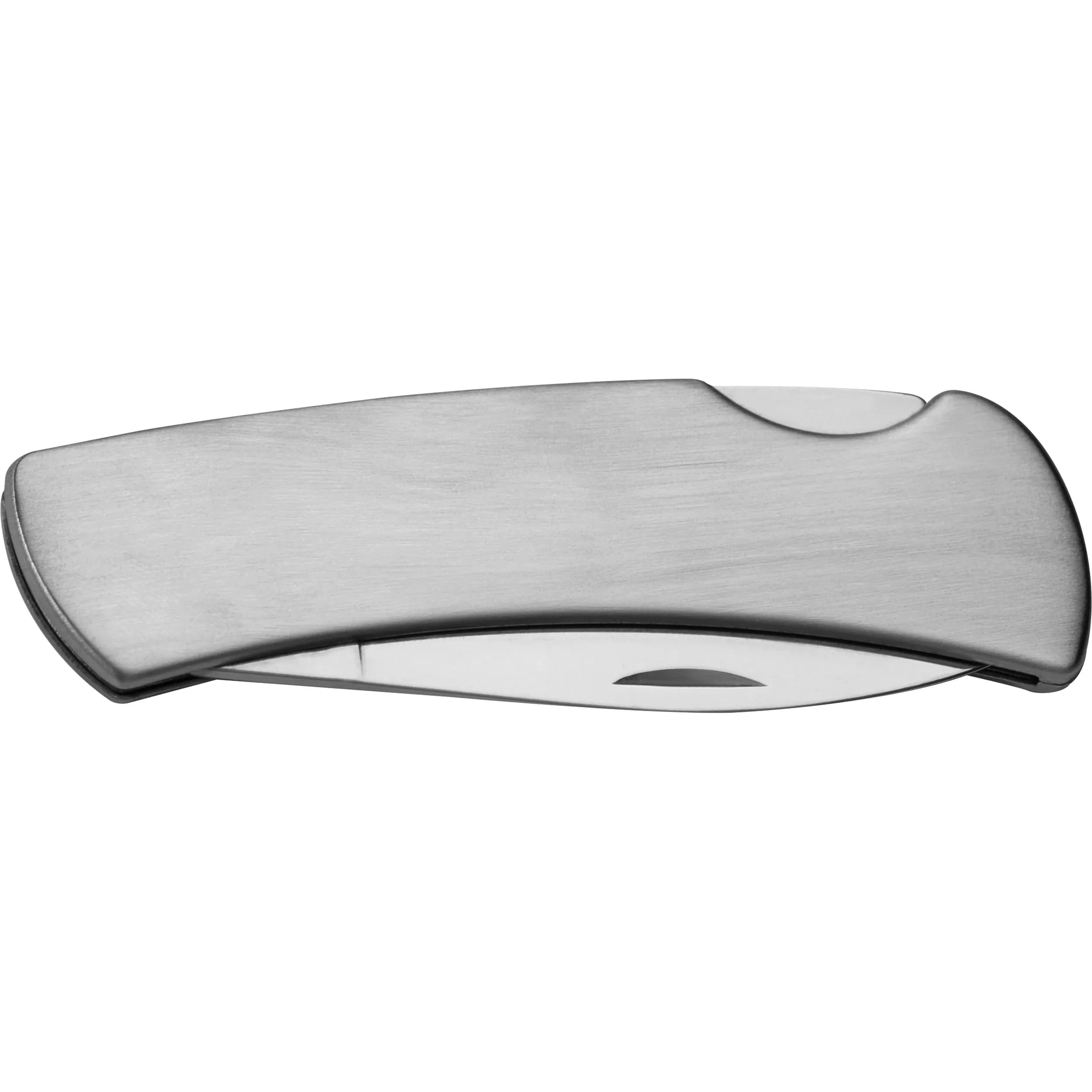 Taschenmesser aus Edelstahl mit Sicherheitsverschluß CHARLENE - grau