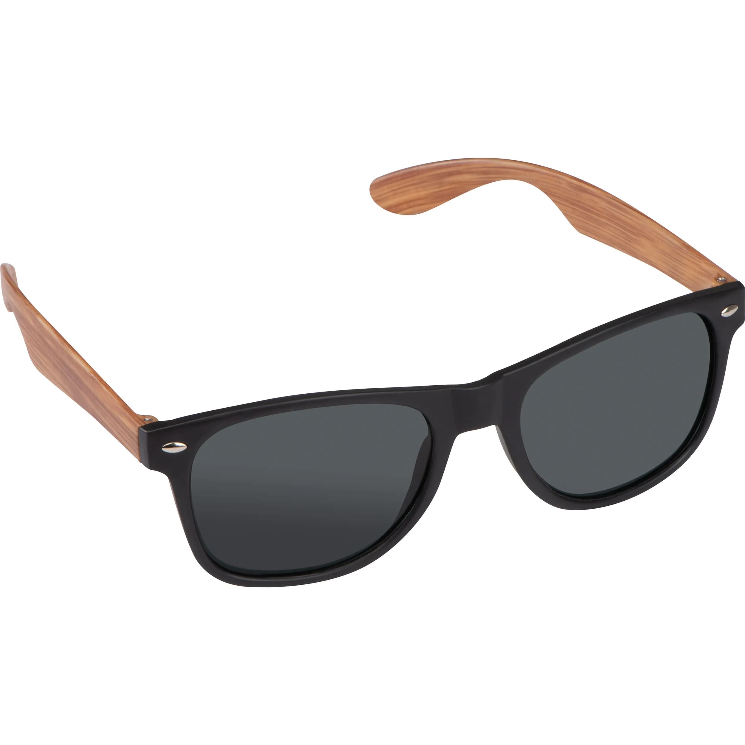 Sonnenbrille mit Bügeln in Bambusoptik GISELA - beige