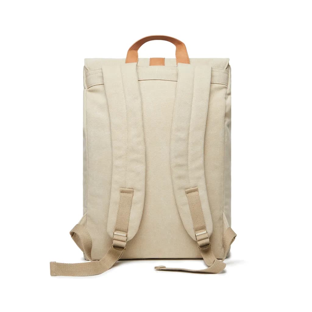 VINGA Bosler Rucksack aus GRS recyceltem Canvas - beige