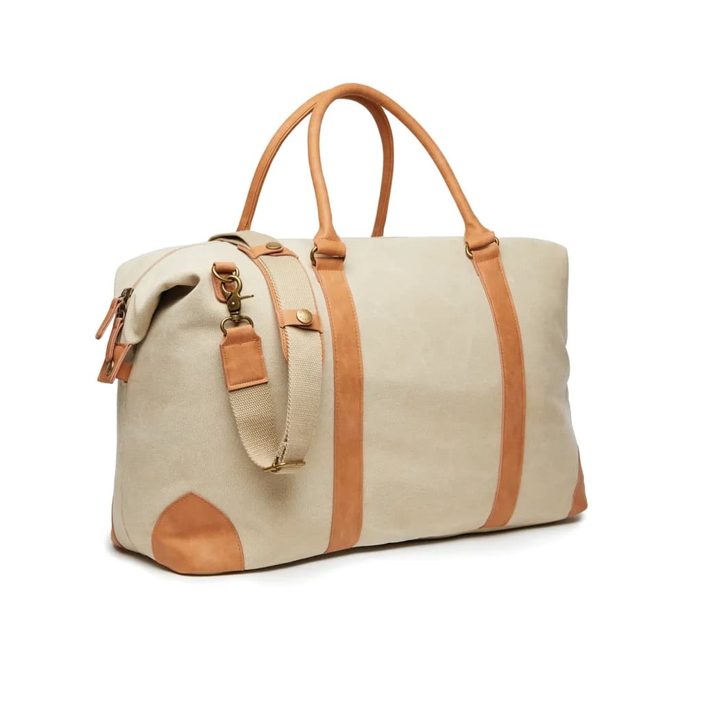 VINGA Bosler Seesack aus RCS recyceltem Canvas - beige