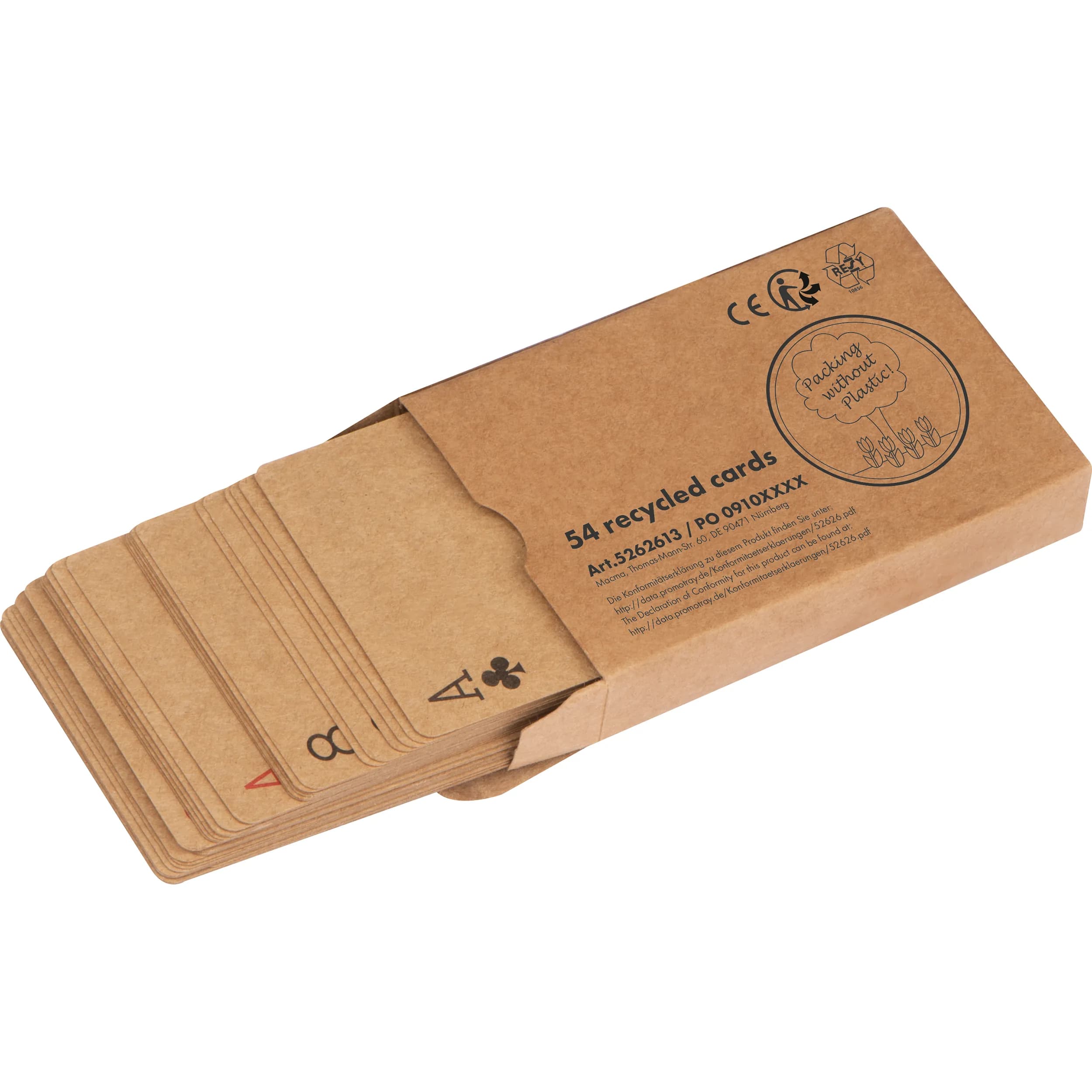 Spielkarten (52 Blatt + Joker) ALEXANDER - beige