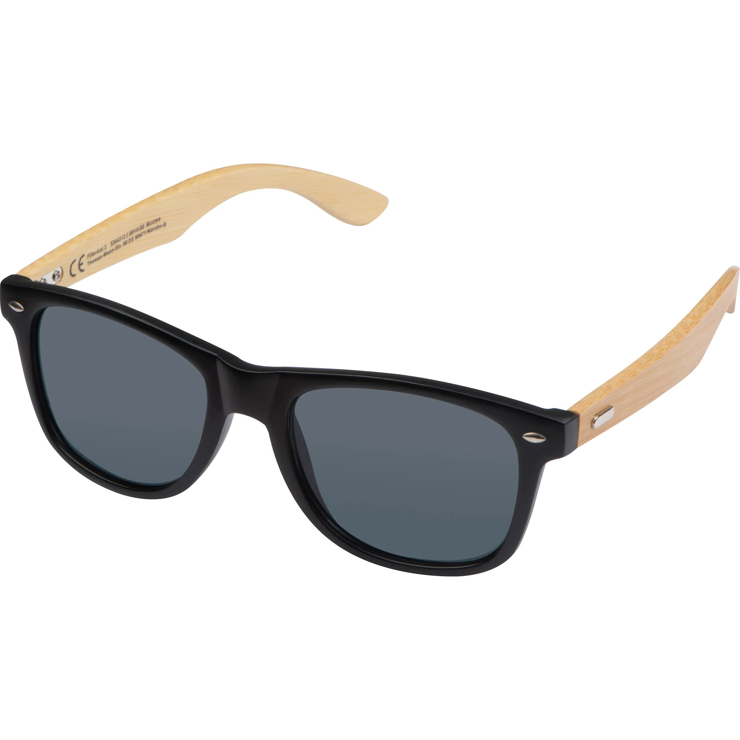 Sonnenbrille mit Bambusbügeln LINUS - beige