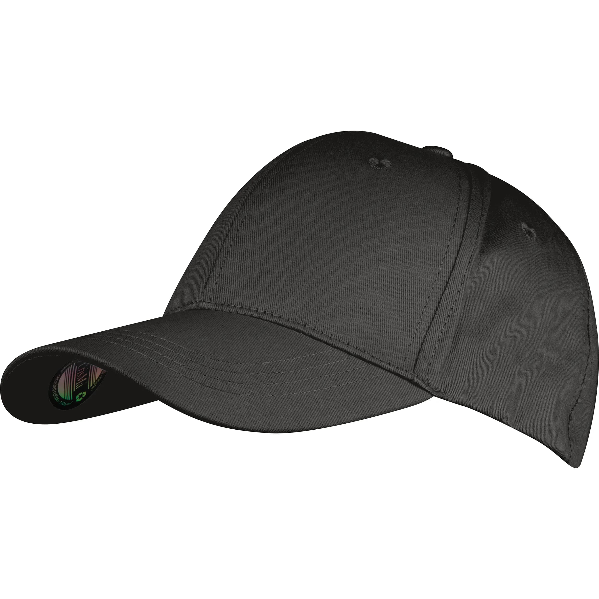 CrisMa Baseballcap aus recycelter Baumwolle FRIEDA - schwarz