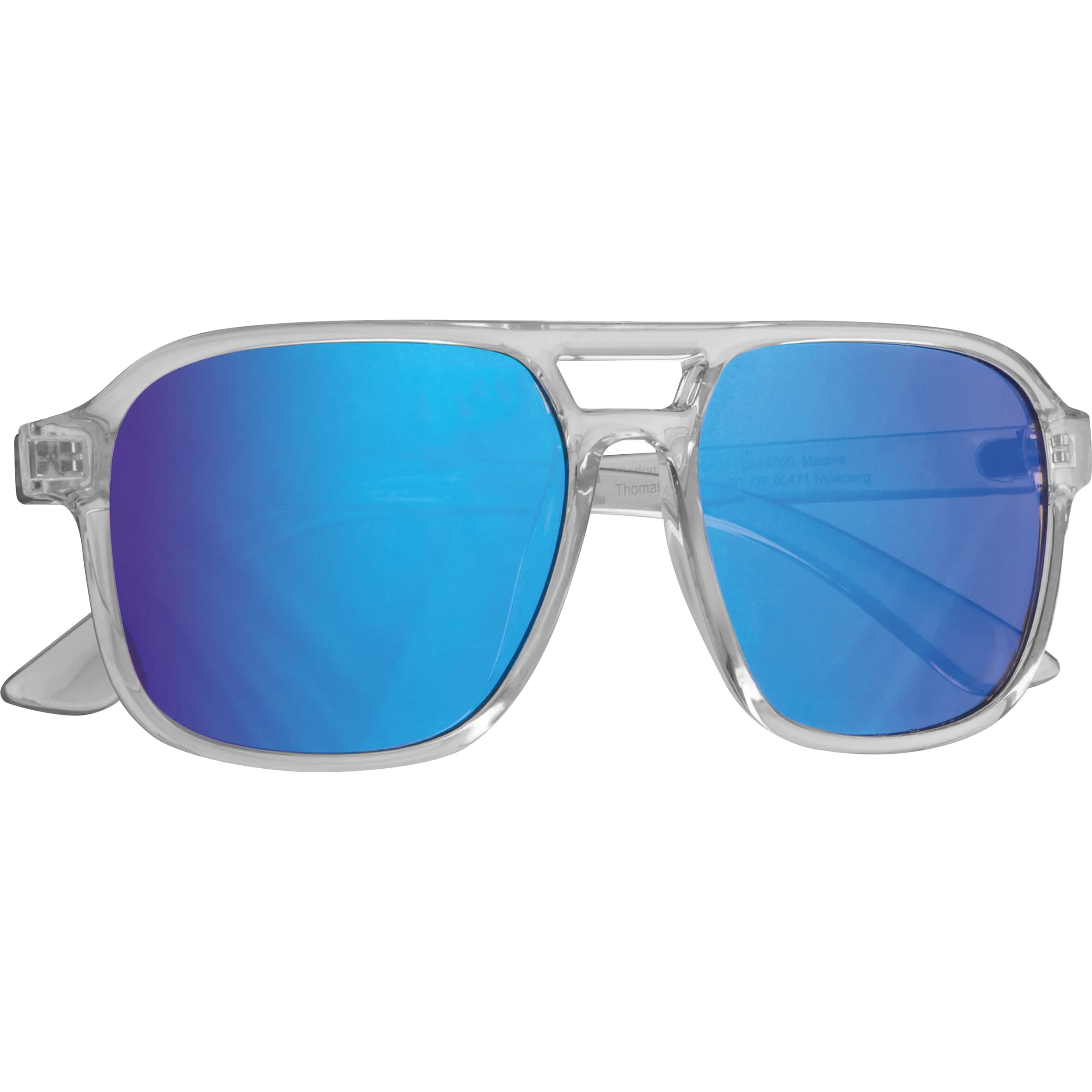 Sonnenbrille aus recyceltem Kunststoff  LILA - blau