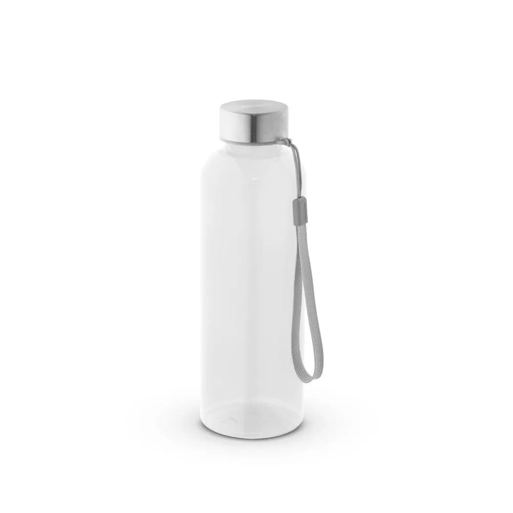 Trinkflasche (600ml) aus recyceltem PET (100% rPET) mit glänzender transluzenter Oberfläche - ENDERS M - Transparent
