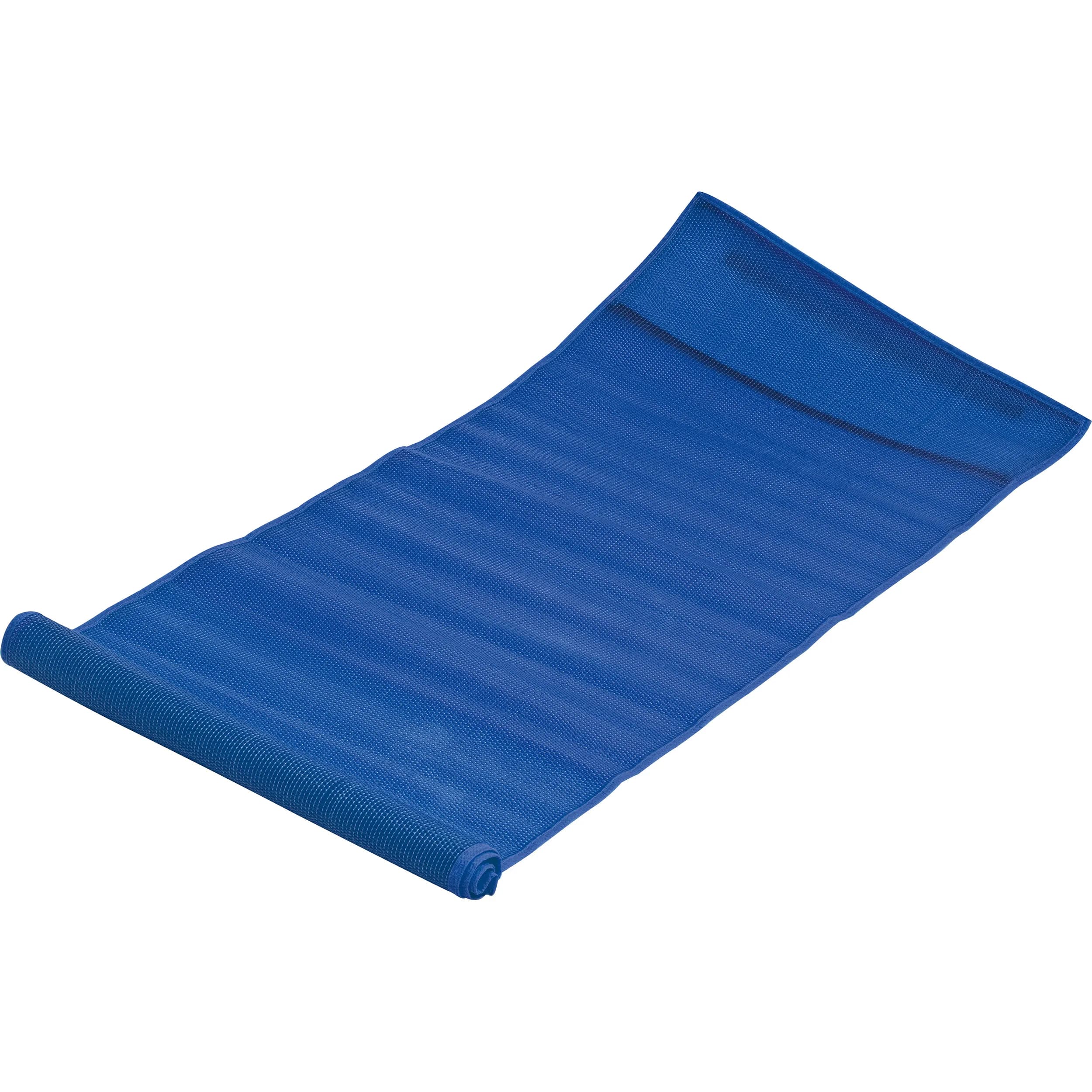 Strandmatte aus wasserabweisendem Kunststoff KAROLINA - blau