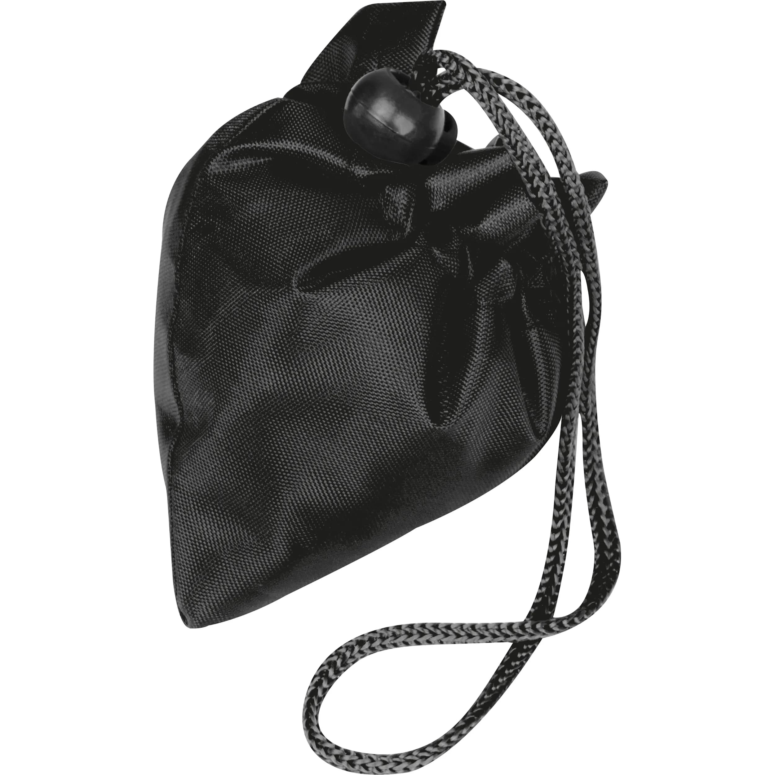 Faltbare Einkaufstasche aus Polyester HENRYKA - schwarz