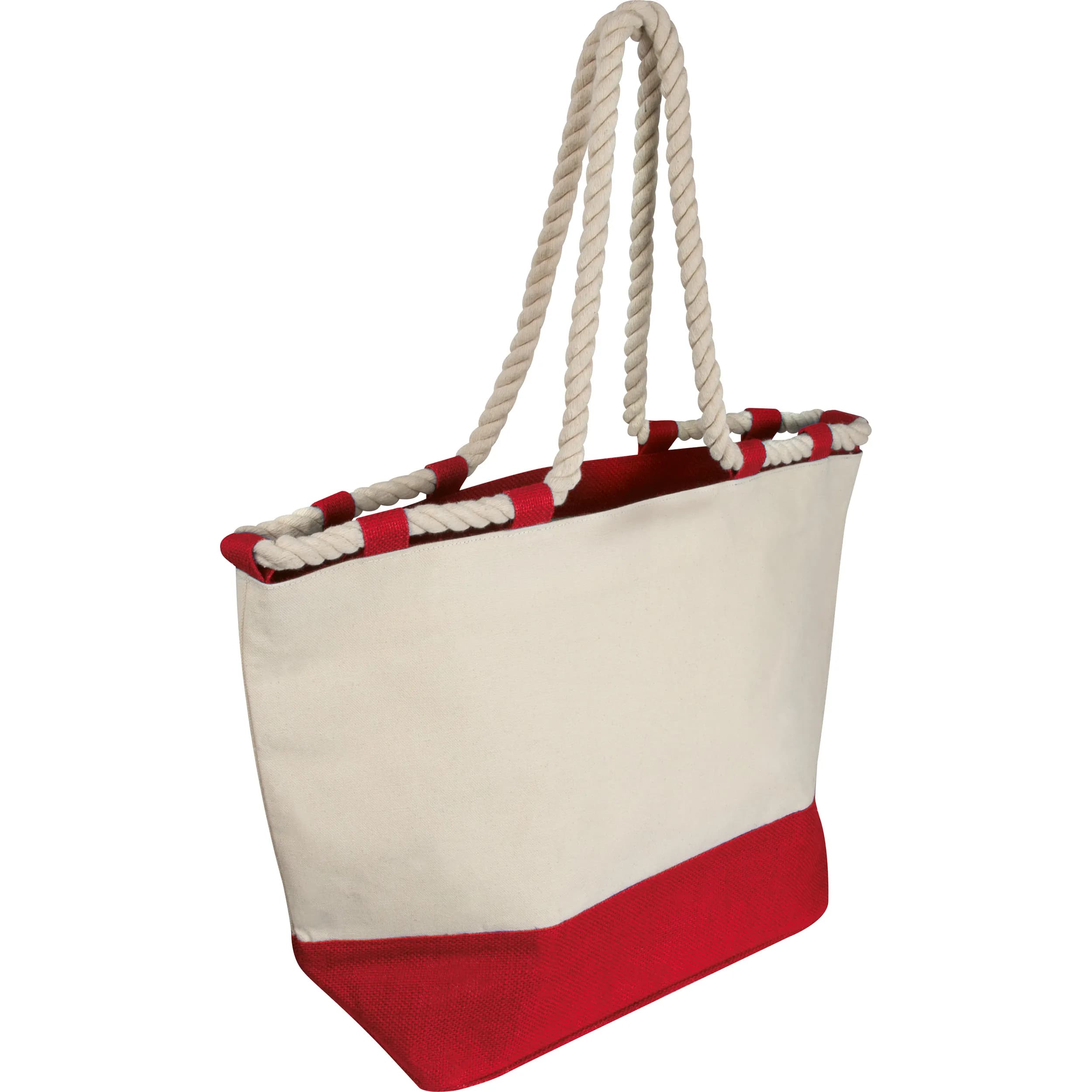 Jutetasche mit Kordel LIANA - rot