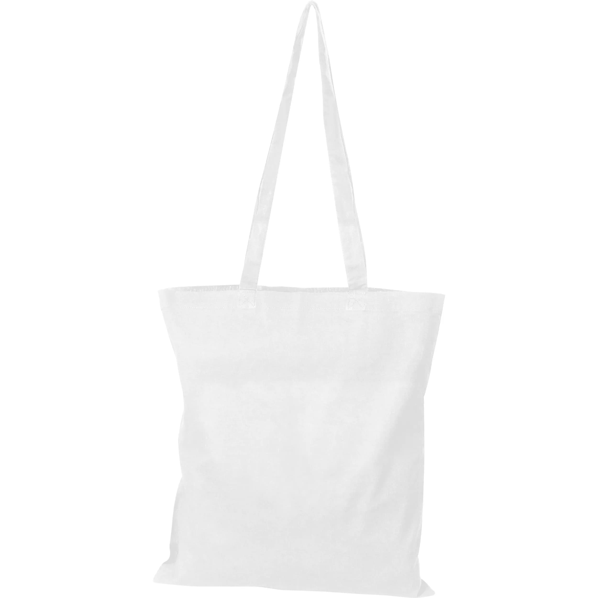 Baumwolltasche mit langen Henkeln LANCE - weiss