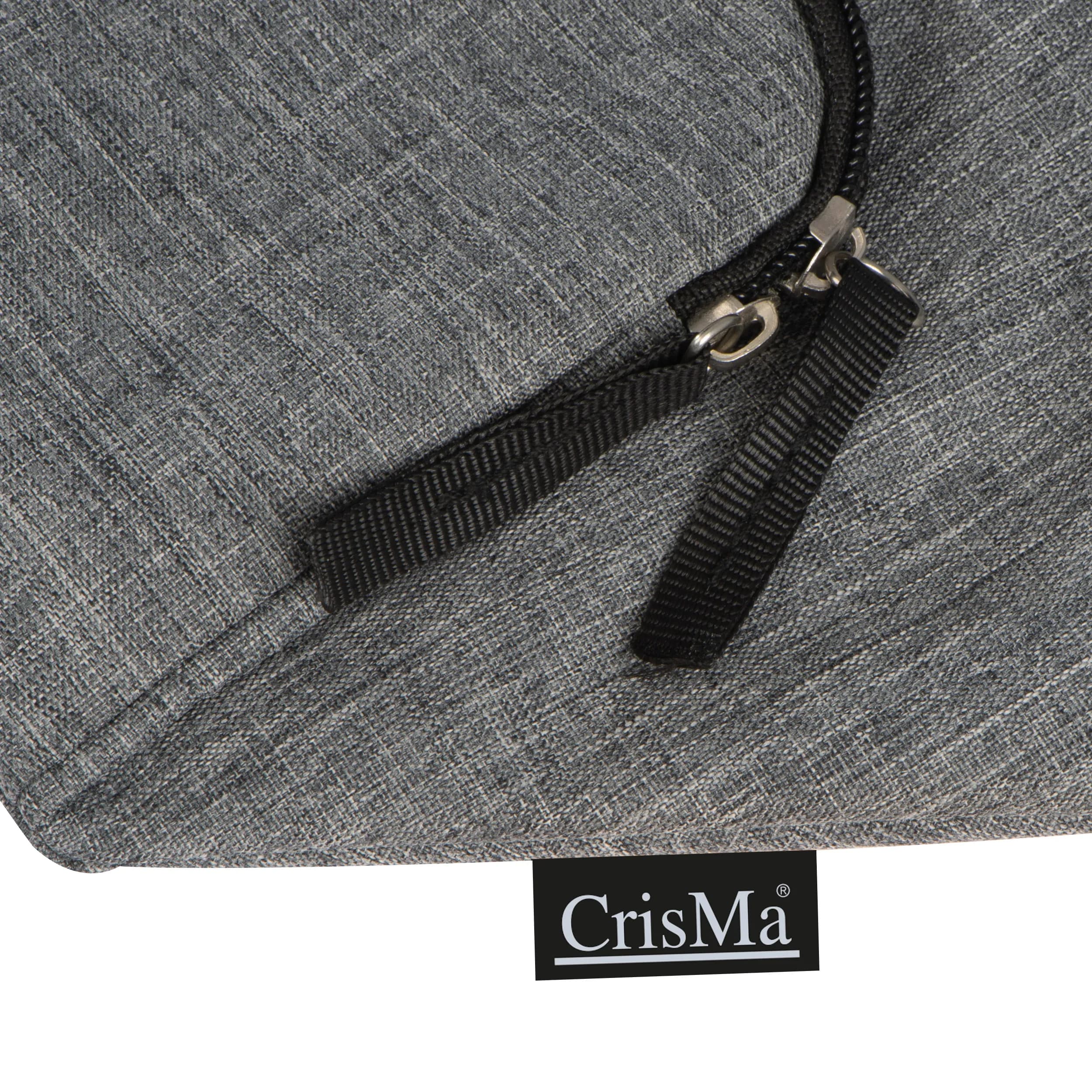 Umhängetasche aus Polyester MARGARETA - grau