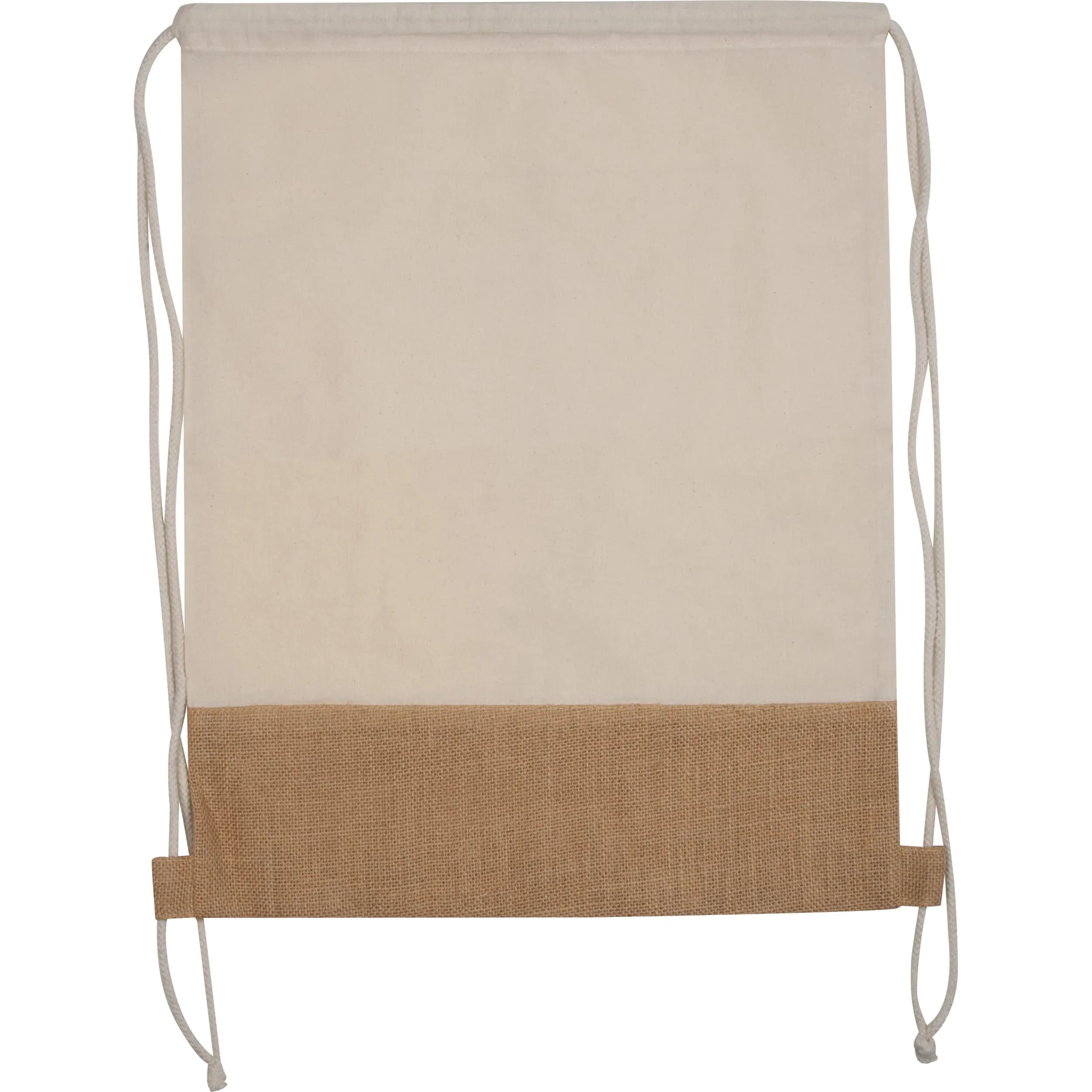 Gymbag mit Juteboden EWELINA - weiss