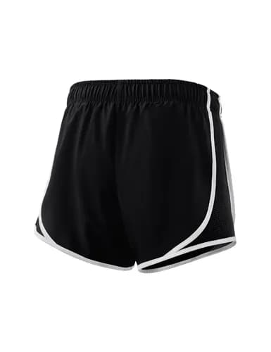 PERFORMANCE Shorts with inner Slip - schwarz/weiß