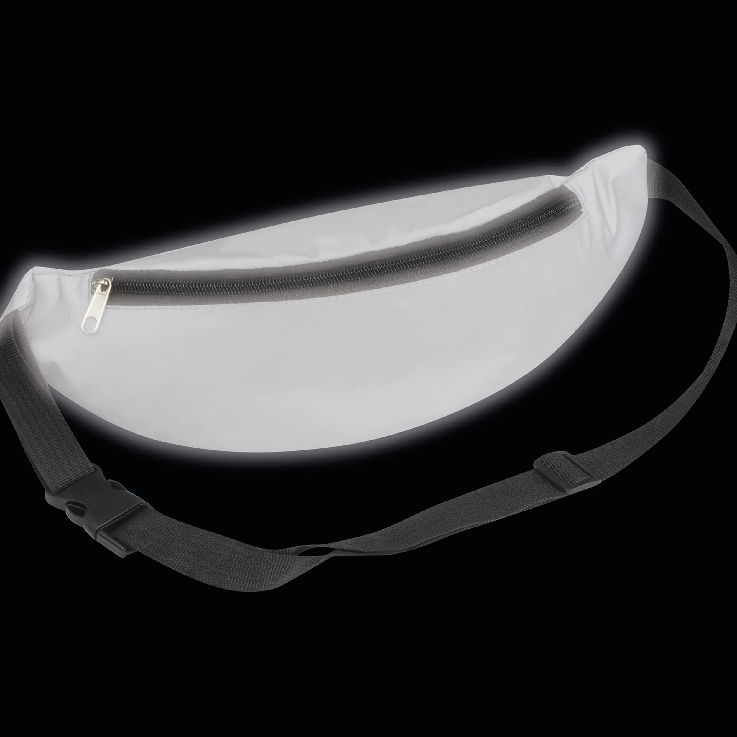 Reflektierende Gürteltasche aus Polyester MAGDALENA - grau