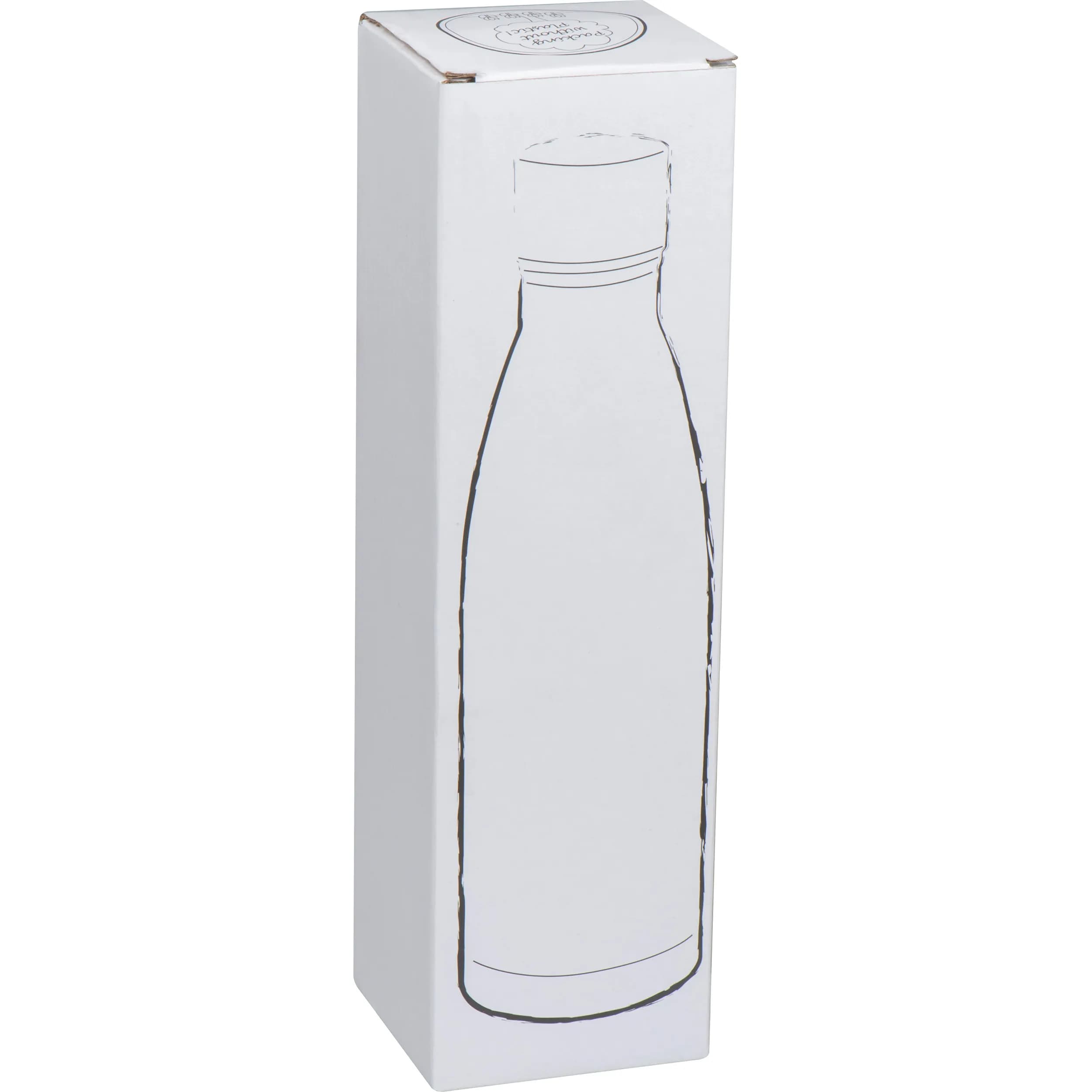 Vakuum Edelstahlflasche, 500ml BERND - schwarz