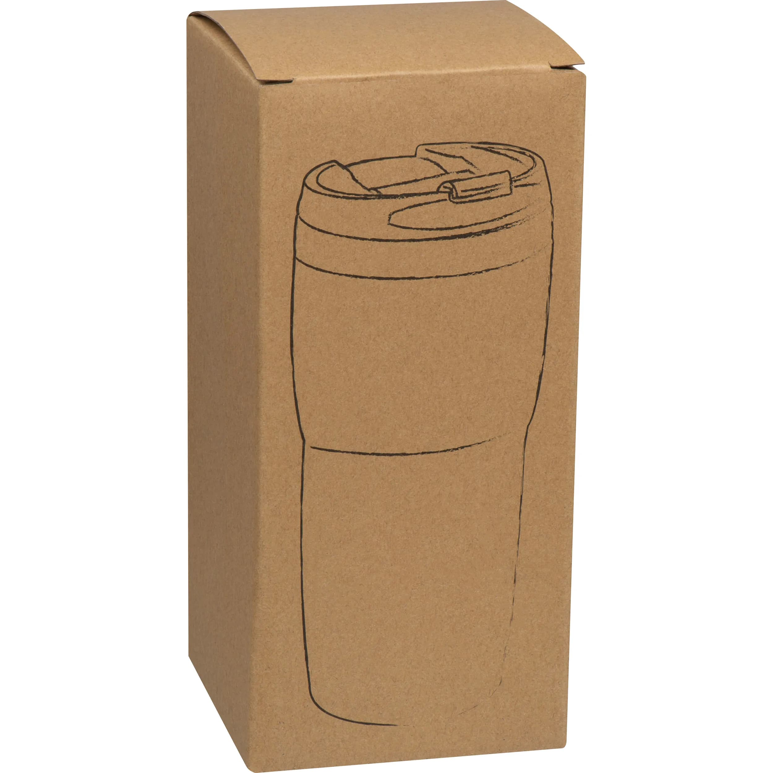 Edelstahltrinkbecher, 480ml ELEONORA - schwarz