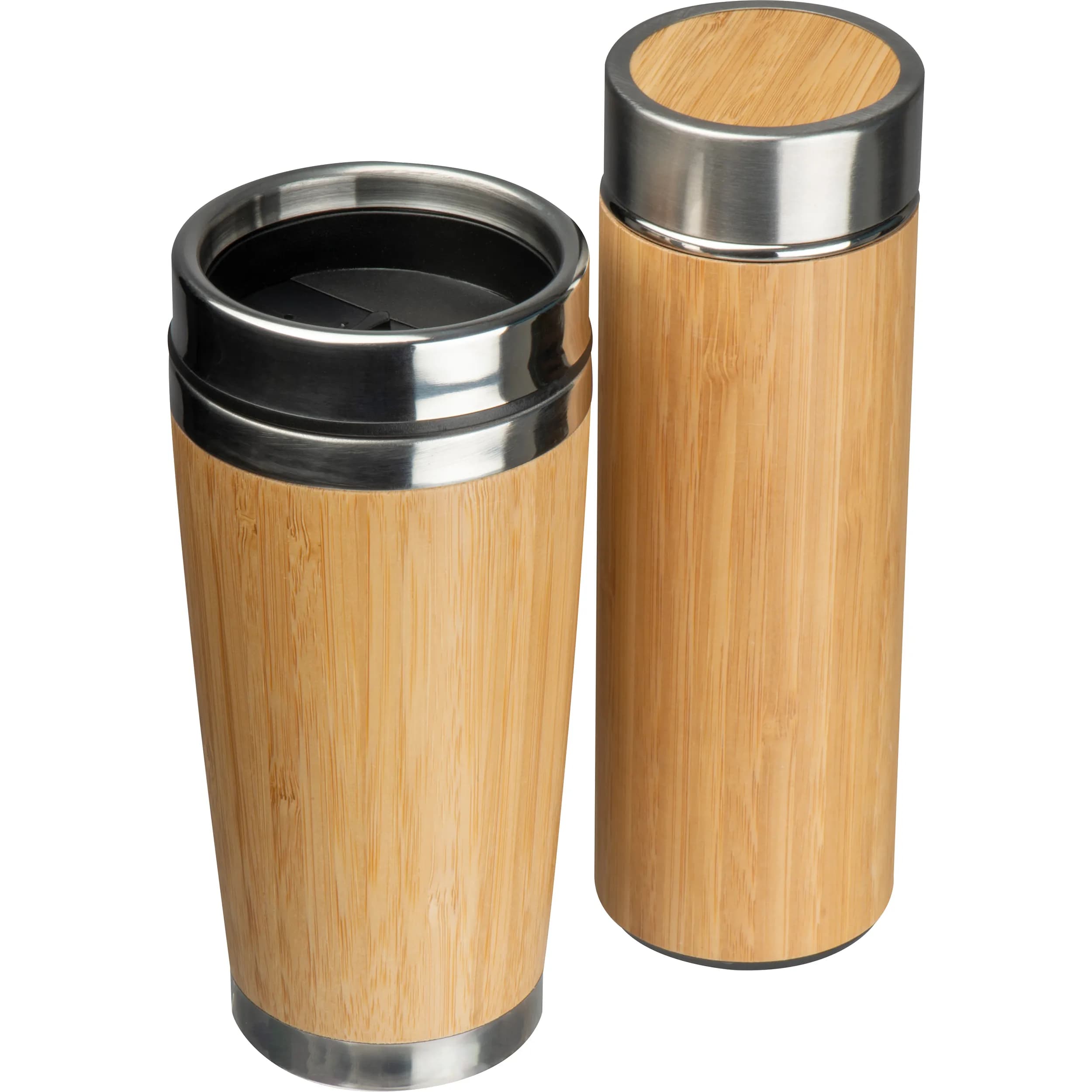 Set aus Trinkbecher und Vakuum Trinkflasche HECTOR - beige