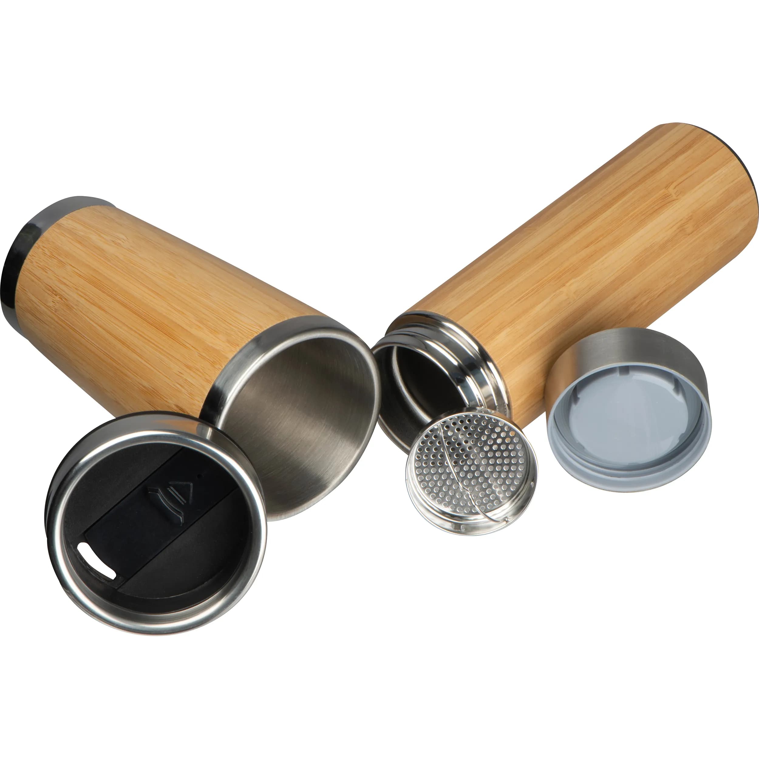 Set aus Trinkbecher und Vakuum Trinkflasche HECTOR - beige