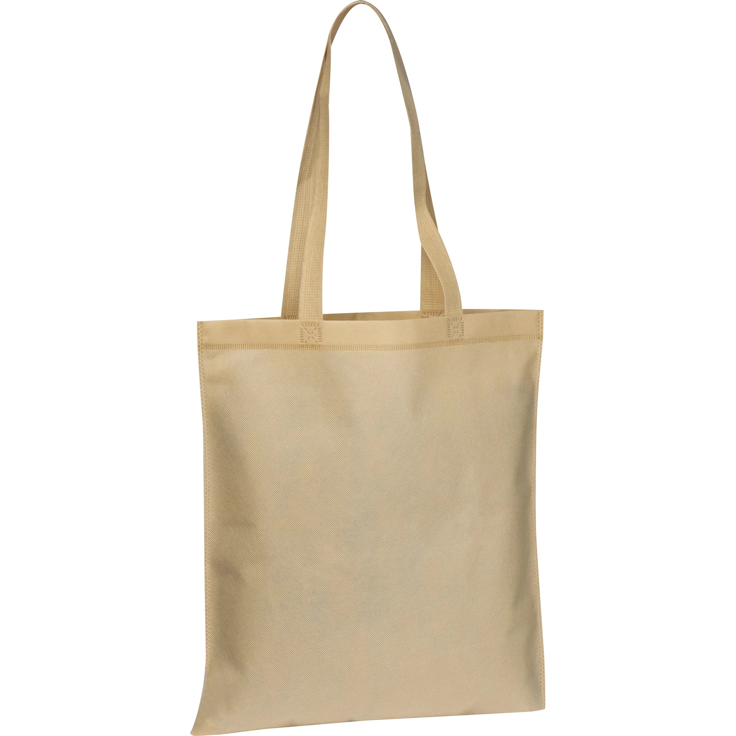 Non Woven Tasche mit langen Henkeln GIANLUCA - beige