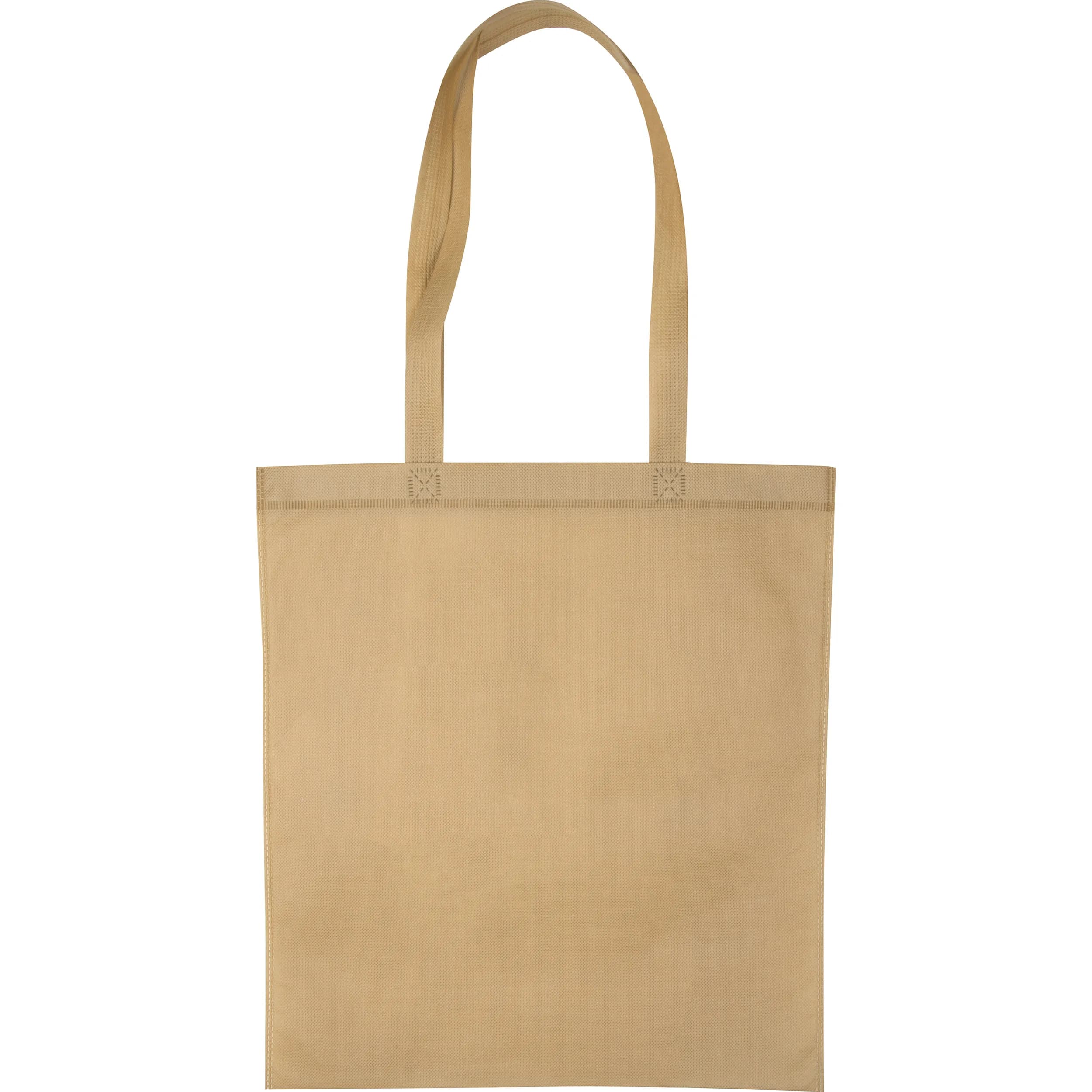 Non Woven Tasche mit langen Henkeln GIANLUCA - beige