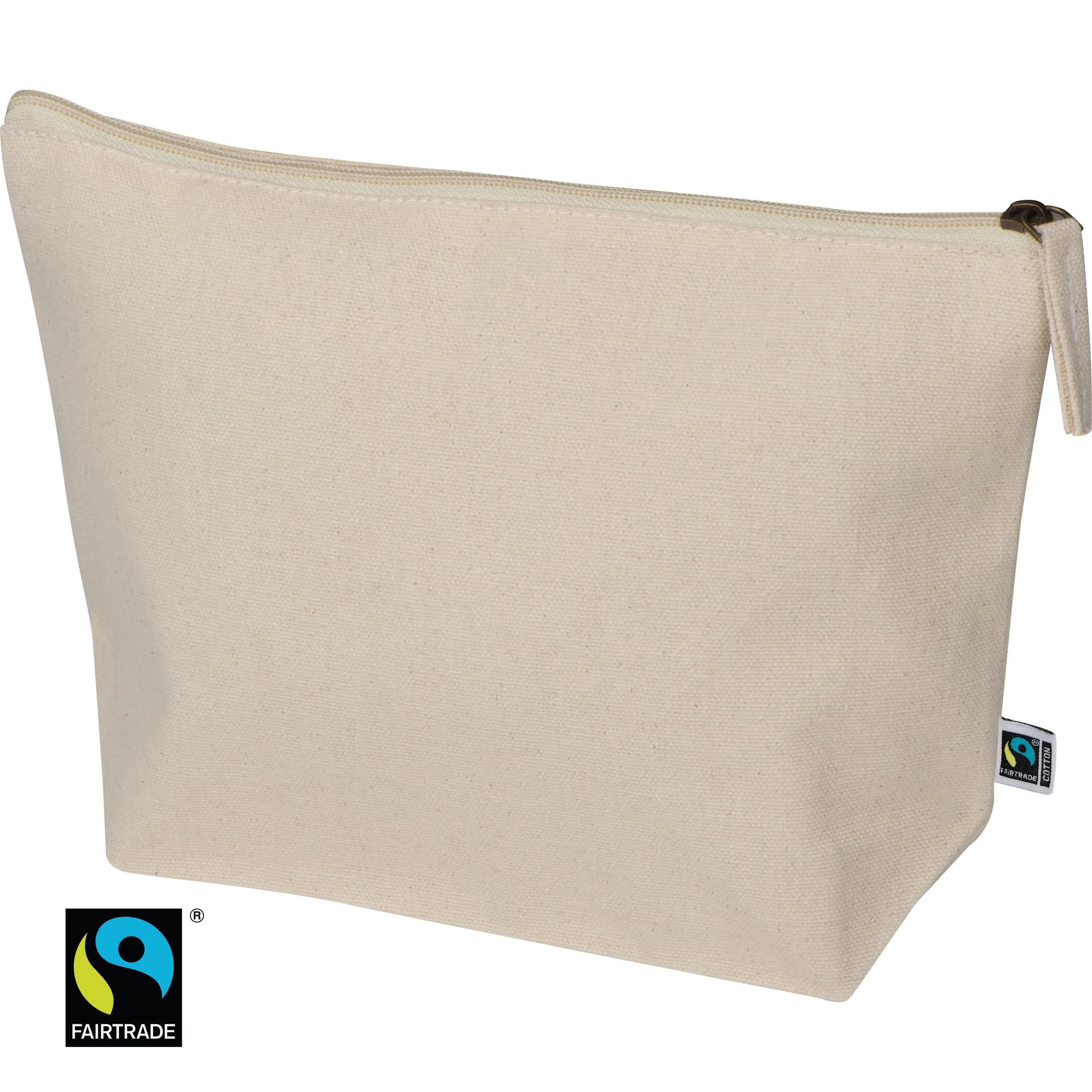 Fairtrade Kulturtasche aus Baumwolle HENRYK - beige