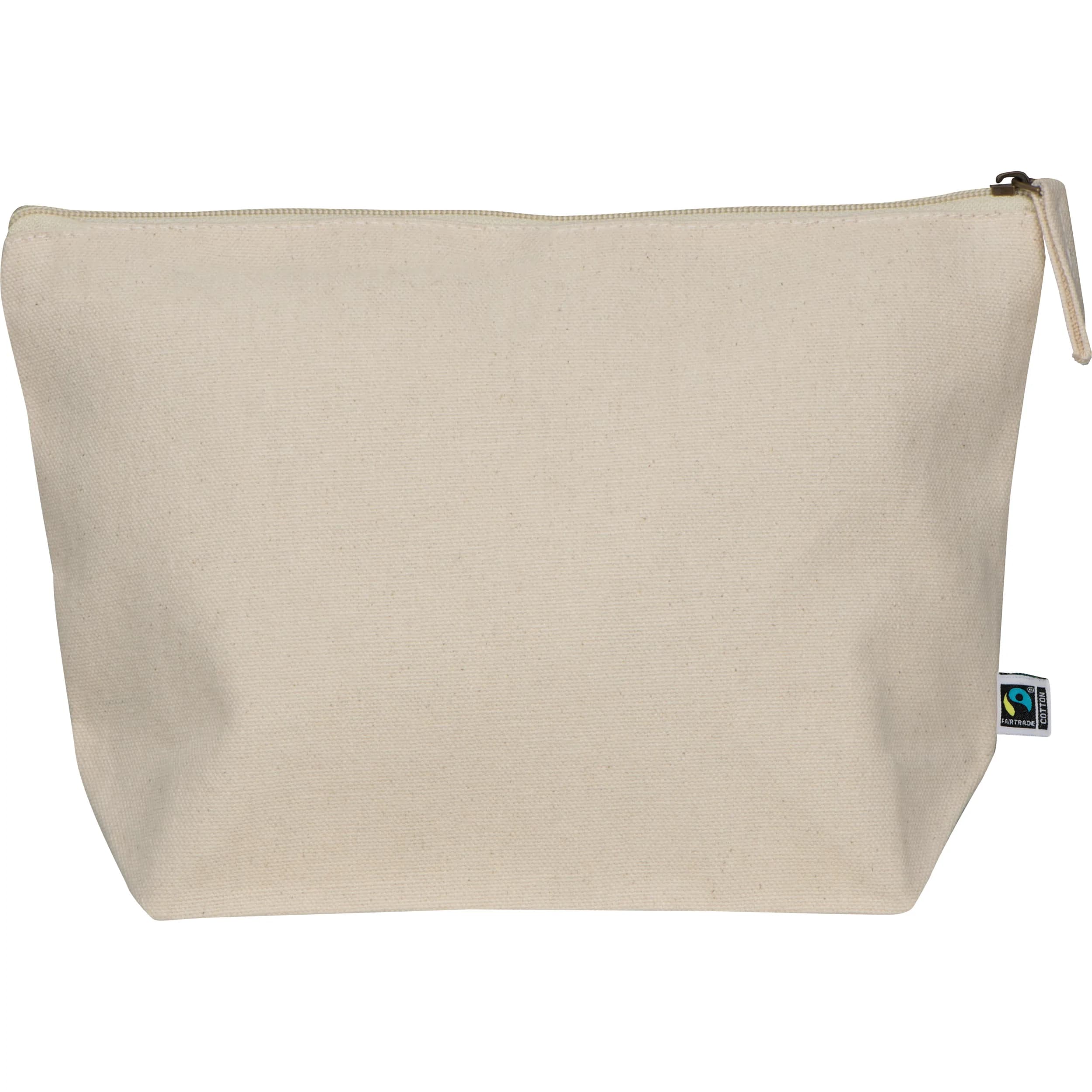 Fairtrade Kulturtasche aus Baumwolle HENRYK - beige