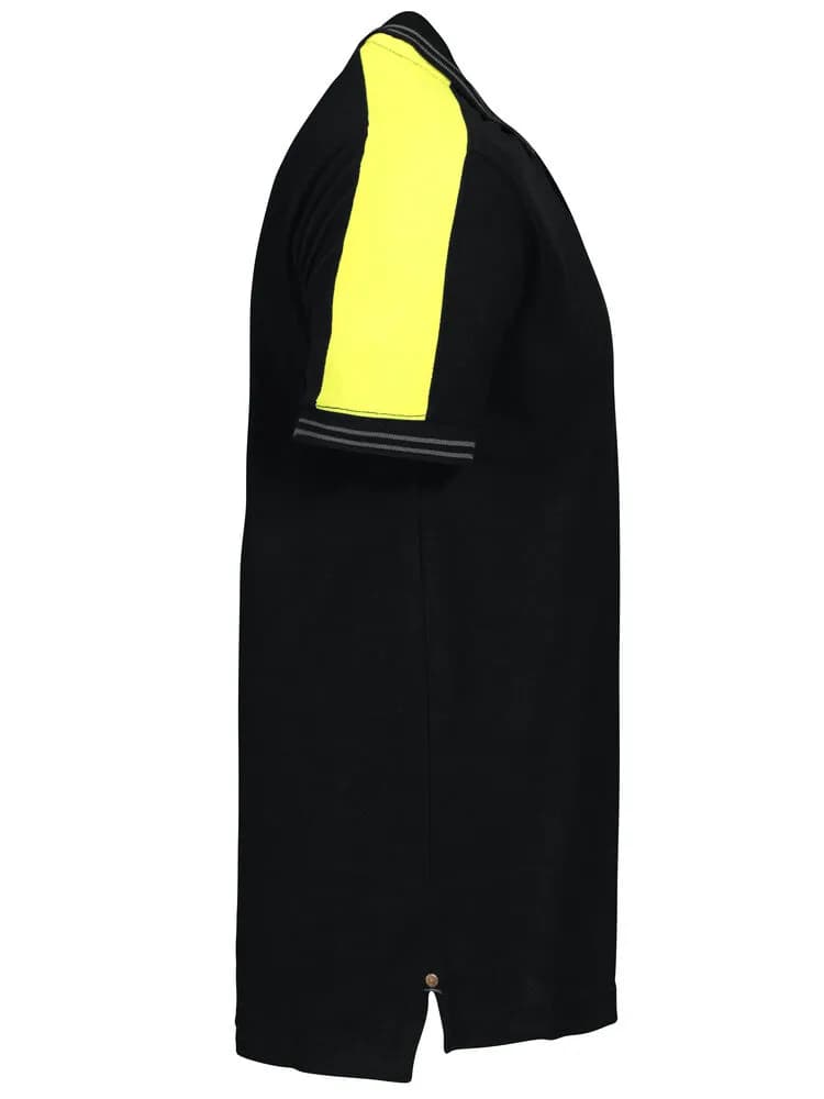 2018 POLO PIQUE - Schwarz/Gelb