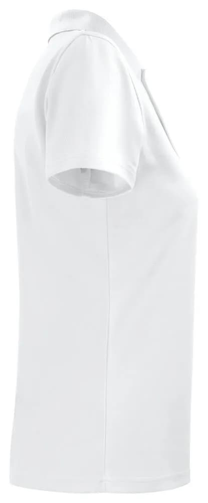 2041 DAMEN FUNKTIONS-POLO PIQUÉ - Weiß