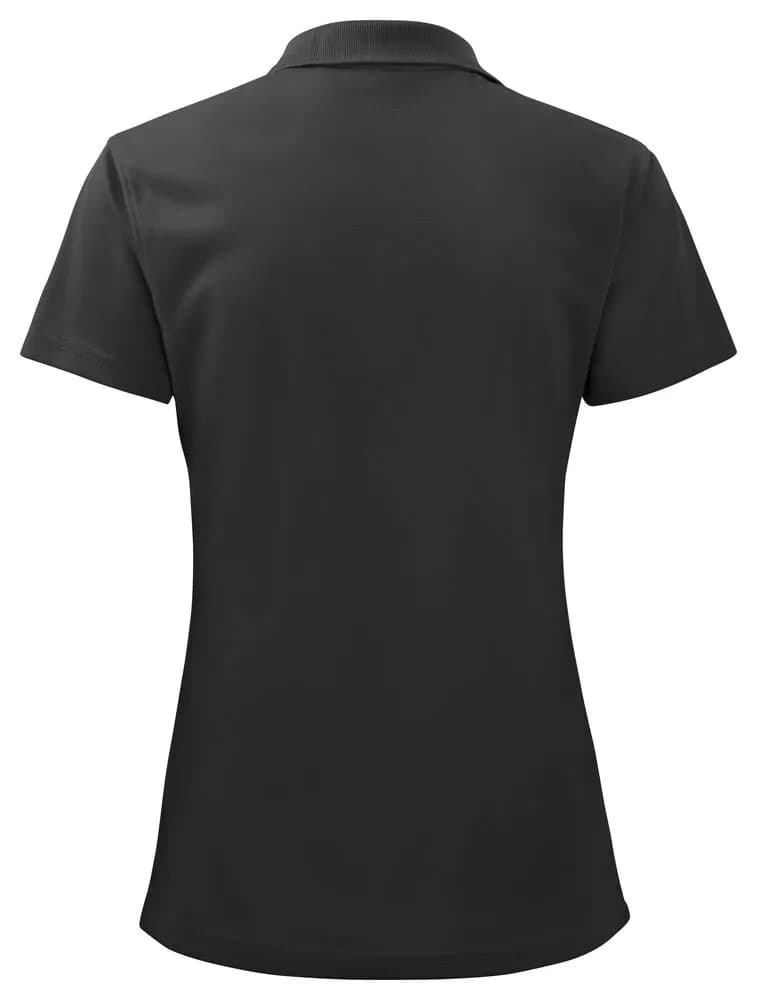 2041 DAMEN FUNKTIONS-POLO PIQUÉ - Schwarz