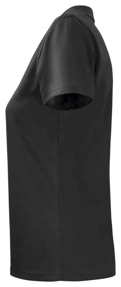 2041 DAMEN FUNKTIONS-POLO PIQUÉ - Schwarz