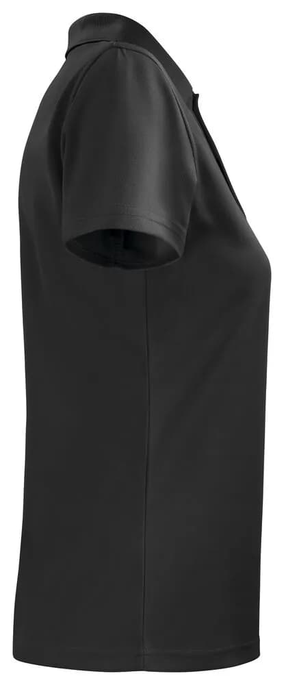 2041 DAMEN FUNKTIONS-POLO PIQUÉ - Schwarz