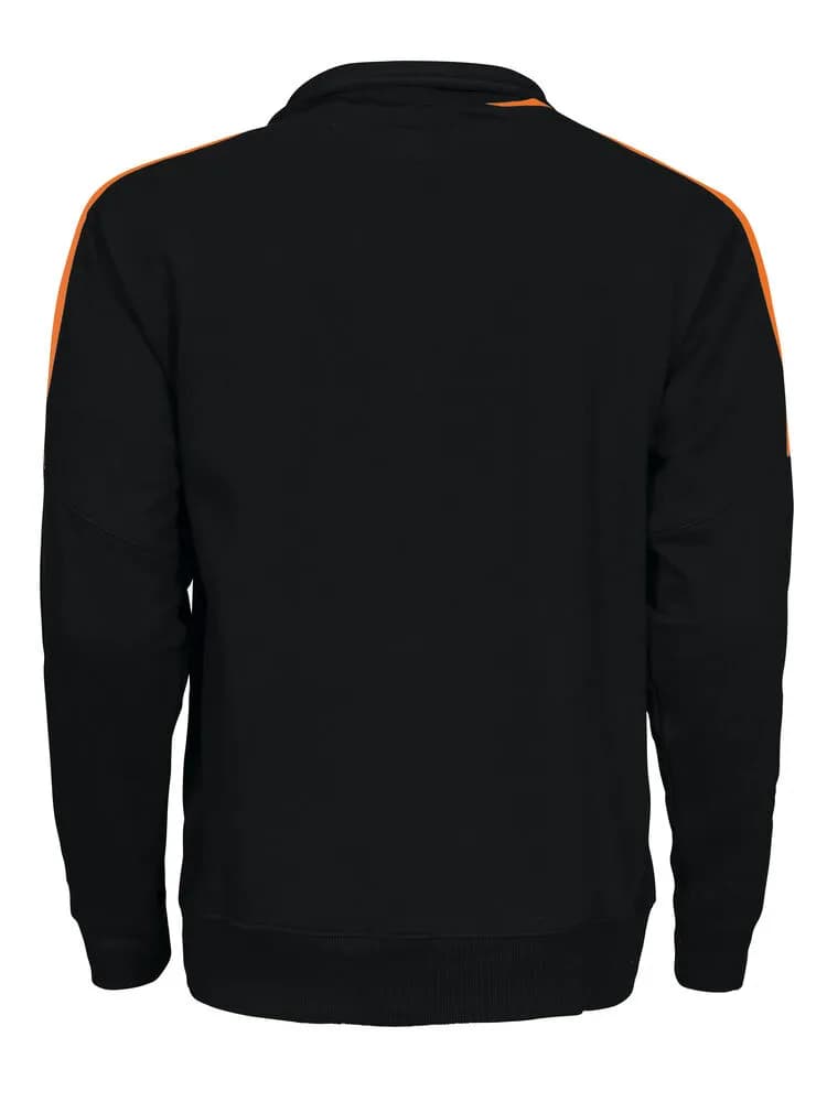 2123 SWEATSHIRT - Schwarz/Orange