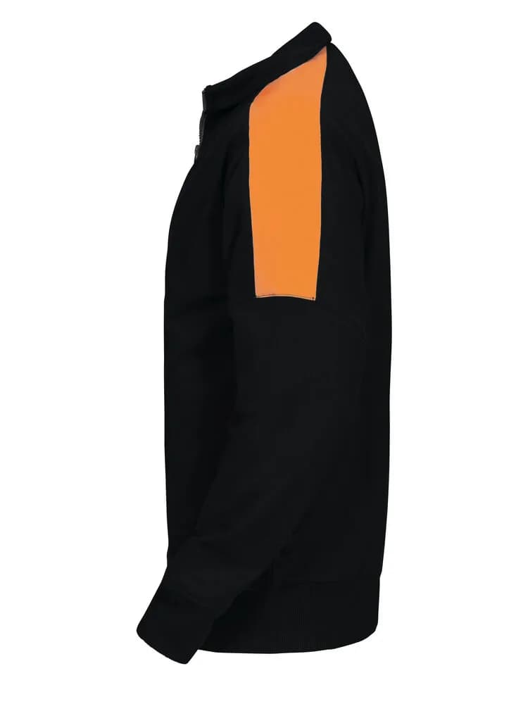 2123 SWEATSHIRT - Schwarz/Orange