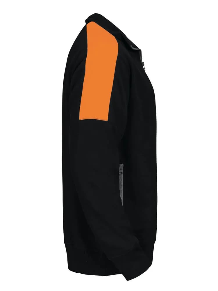 2123 SWEATSHIRT - Schwarz/Orange