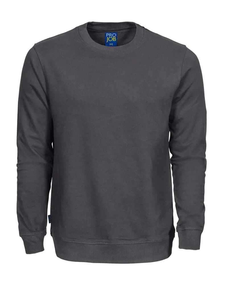2124 SWEATSHIRT 100% BAUMWOLLE - Grau