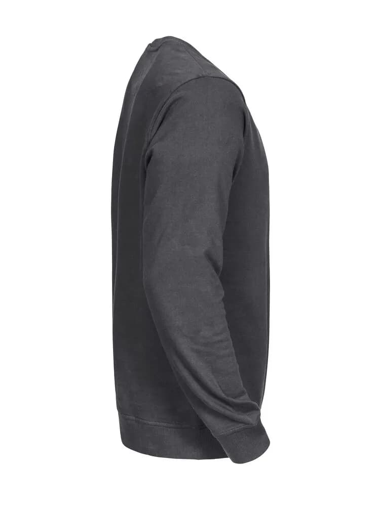 2124 SWEATSHIRT 100% BAUMWOLLE - Grau