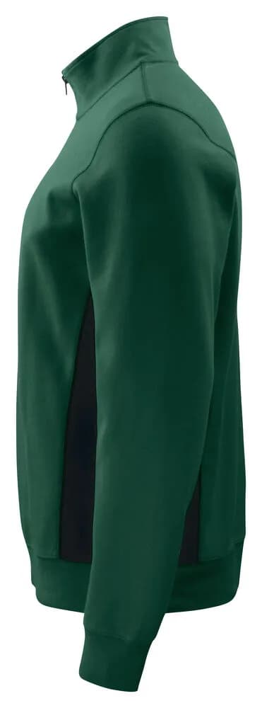 2128 SWEATSHIRT HALF ZIP - Waldgrün