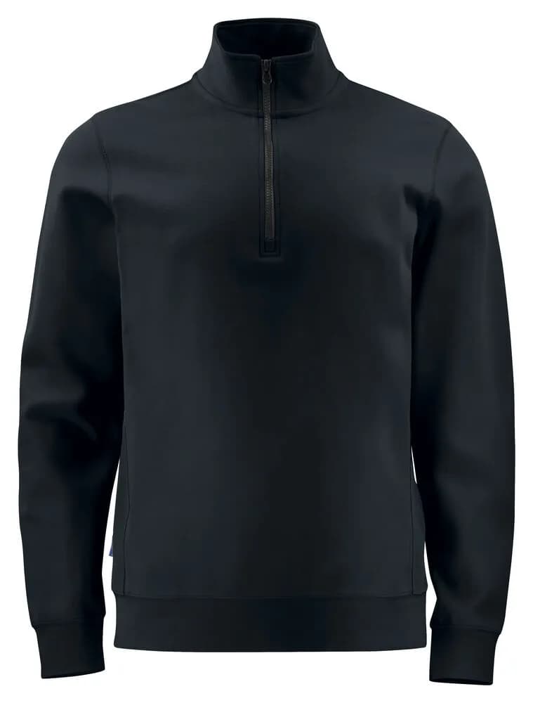 2128 SWEATSHIRT HALF ZIP - Schwarz
